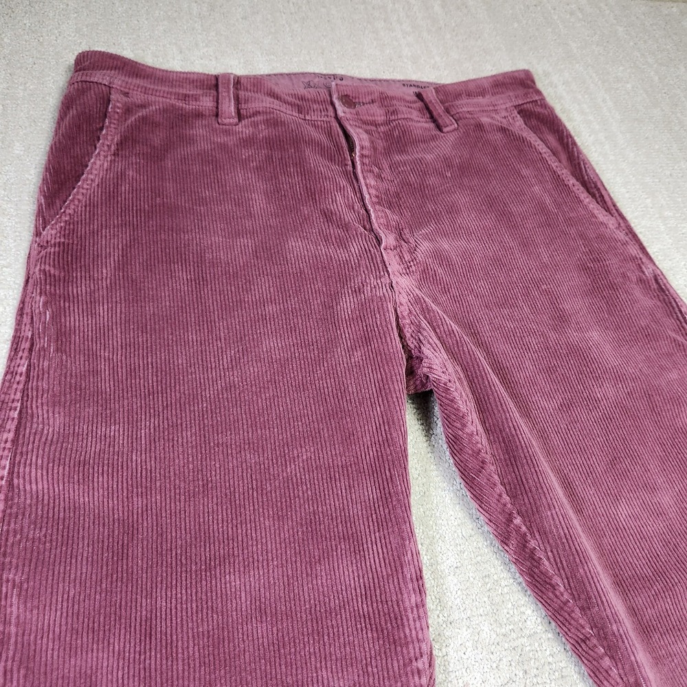 Levis Corduroy Pants Men 34x30 XX Chino Standard Tapered Dad Prep Cotton Stretch - Picture 2 of 12